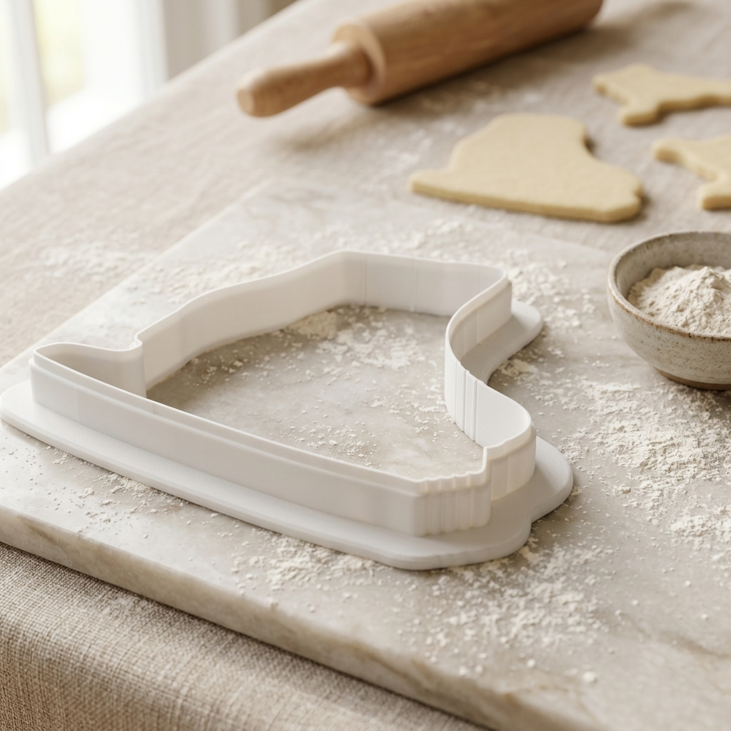 Figure Skate Cookie Cutter, 3D Printed Sports Party