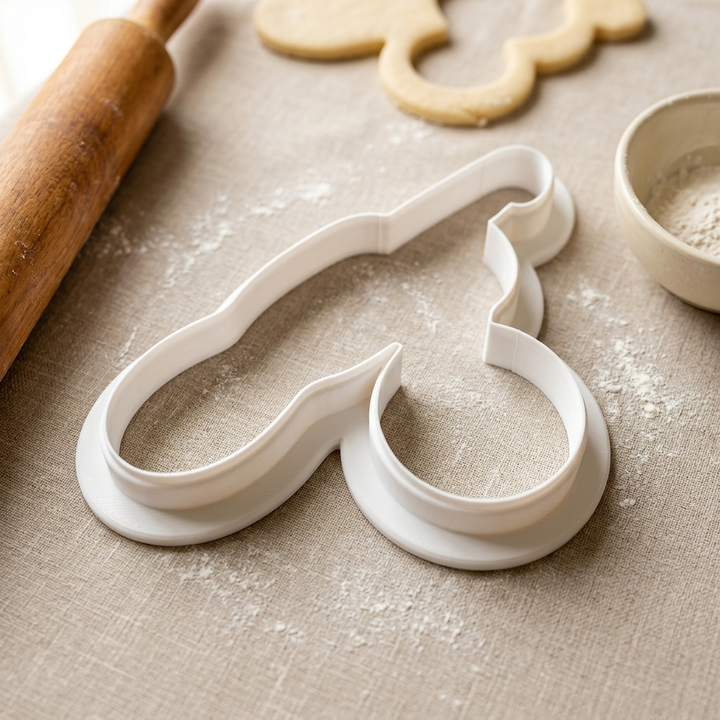 Crochet Hook And Yarn Cookie Cutter, 3D Printed Craft Gift