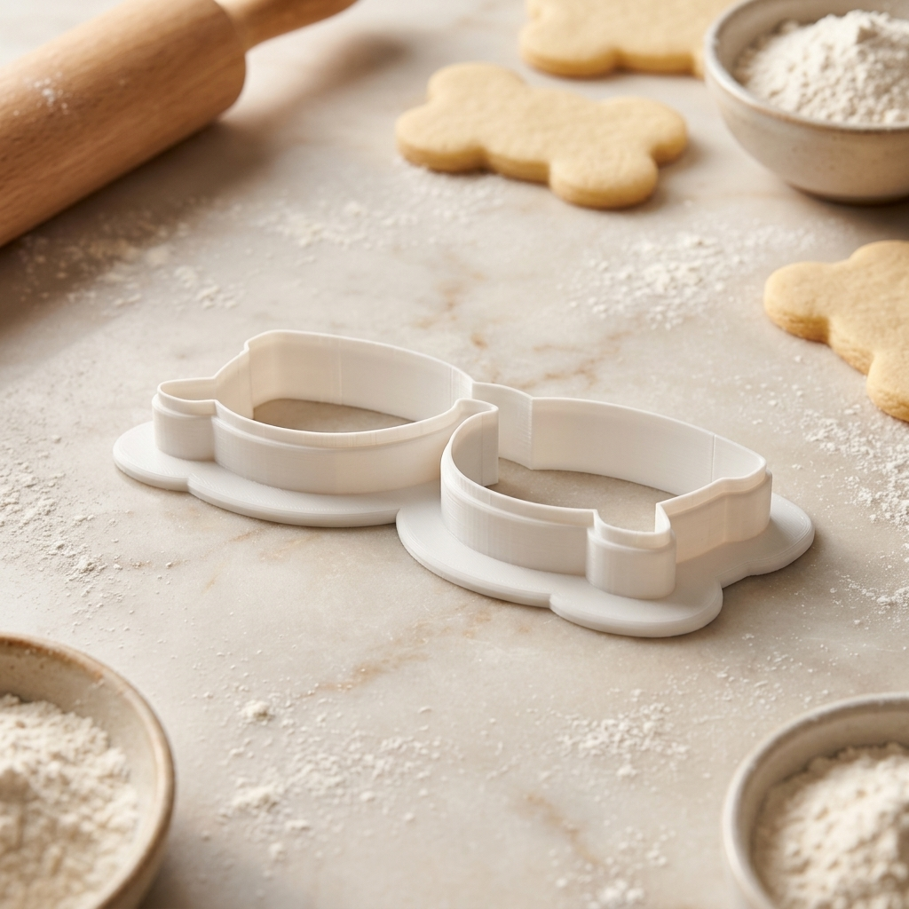 Reading Glasses Cookie Cutter, 3D Printed Book Lover
