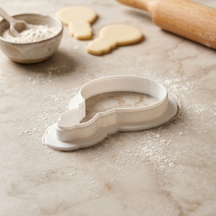 Wax Seal Stamp Cookie Cutter, 3D Printed Book Lover