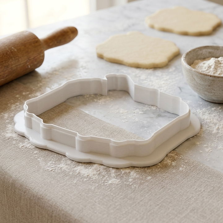 Drum Cookie Cutter, 3D Printed Music Party