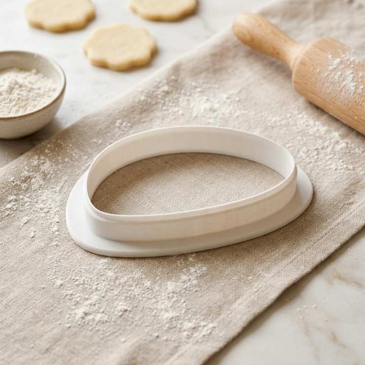 Alien Head Cookie Cutter, 3D Printed Space Party