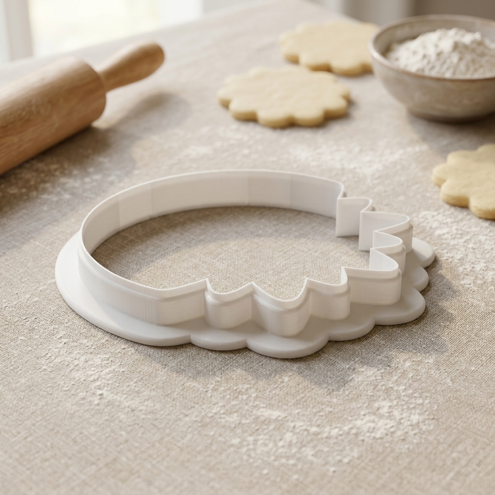 Sun And Moon Cookie Cutter, 3D Printed Space Party