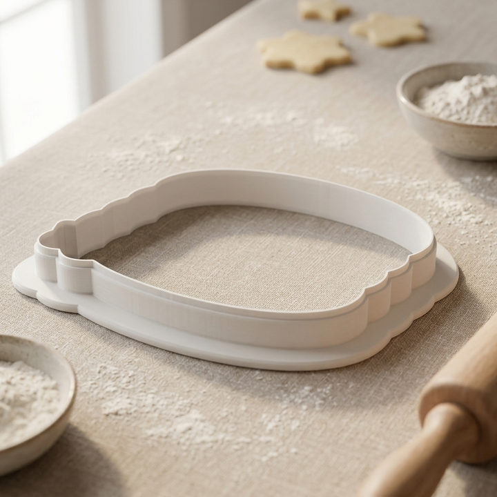 Pancake Stack Cookie Cutter, 3D Printed Brunch Theme