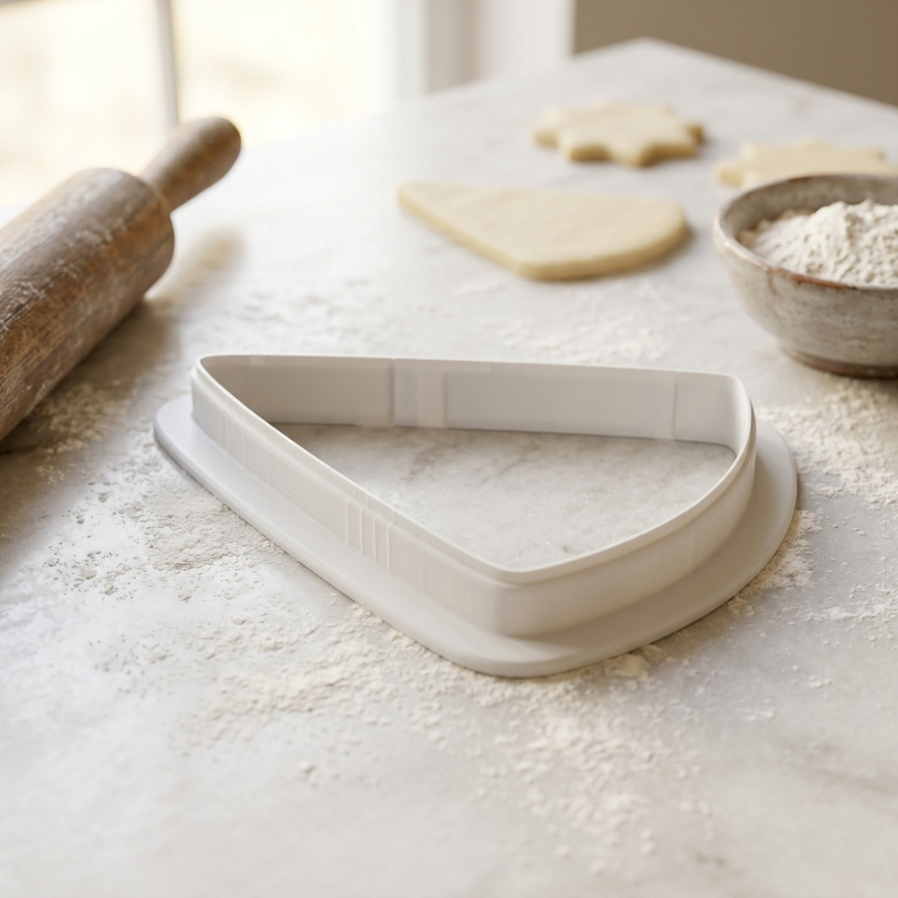 Cheese Wedge Cookie Cutter, 3D Printed Brunch Theme