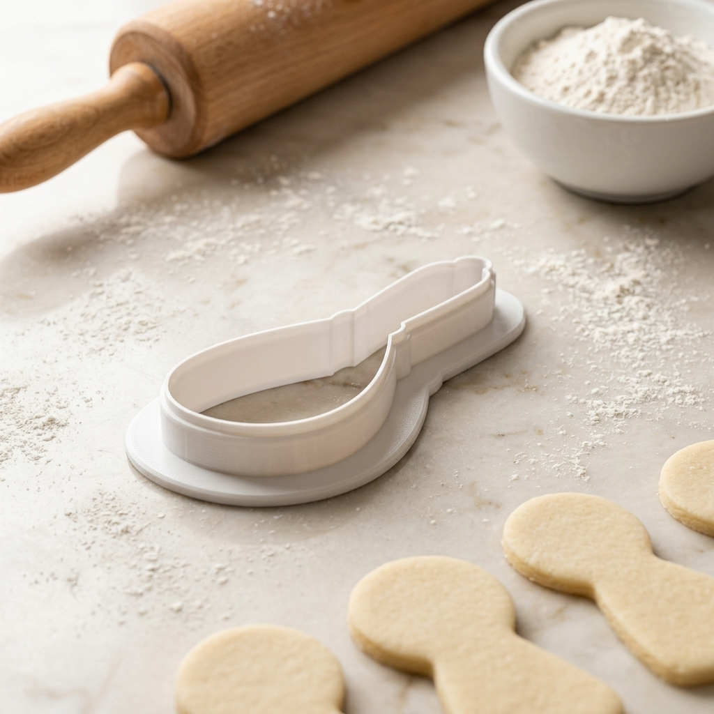 Whisk Cookie Cutter, 3D Printed Baker Gift