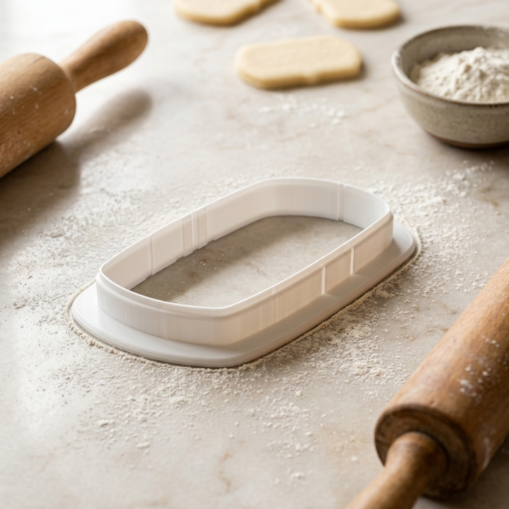Burrito Cookie Cutter, 3D Printed Brunch Theme