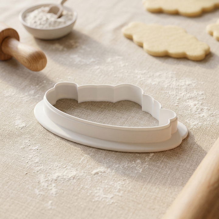 Banana Split Cookie Cutter, 3D Printed Sweet Party