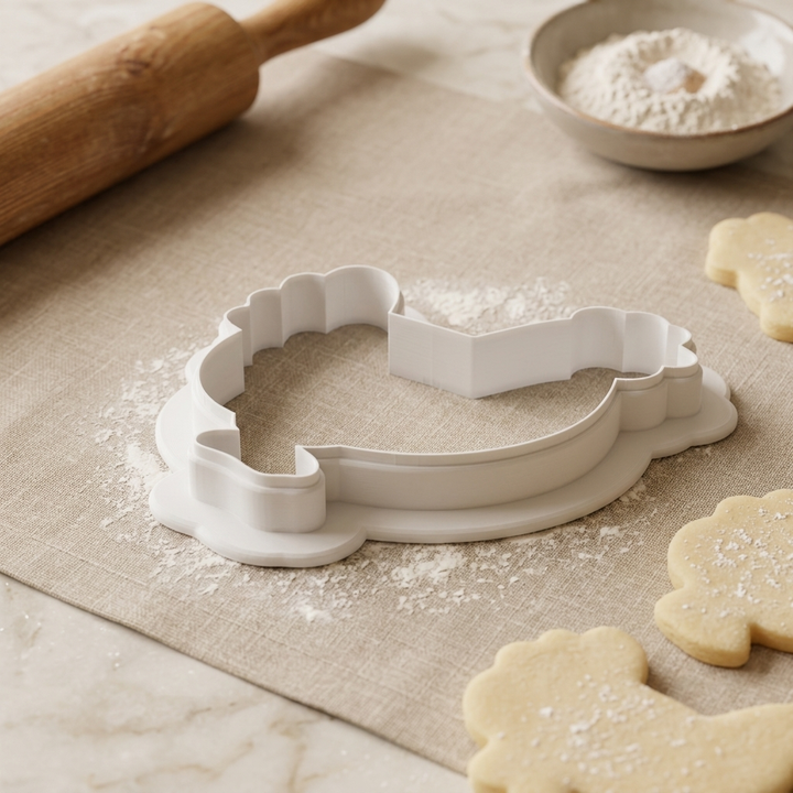Chicken Cookie Cutter, 3D Printed Farm Party