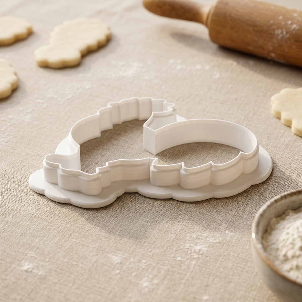 Rooster Cookie Cutter, 3D Printed Farm Party