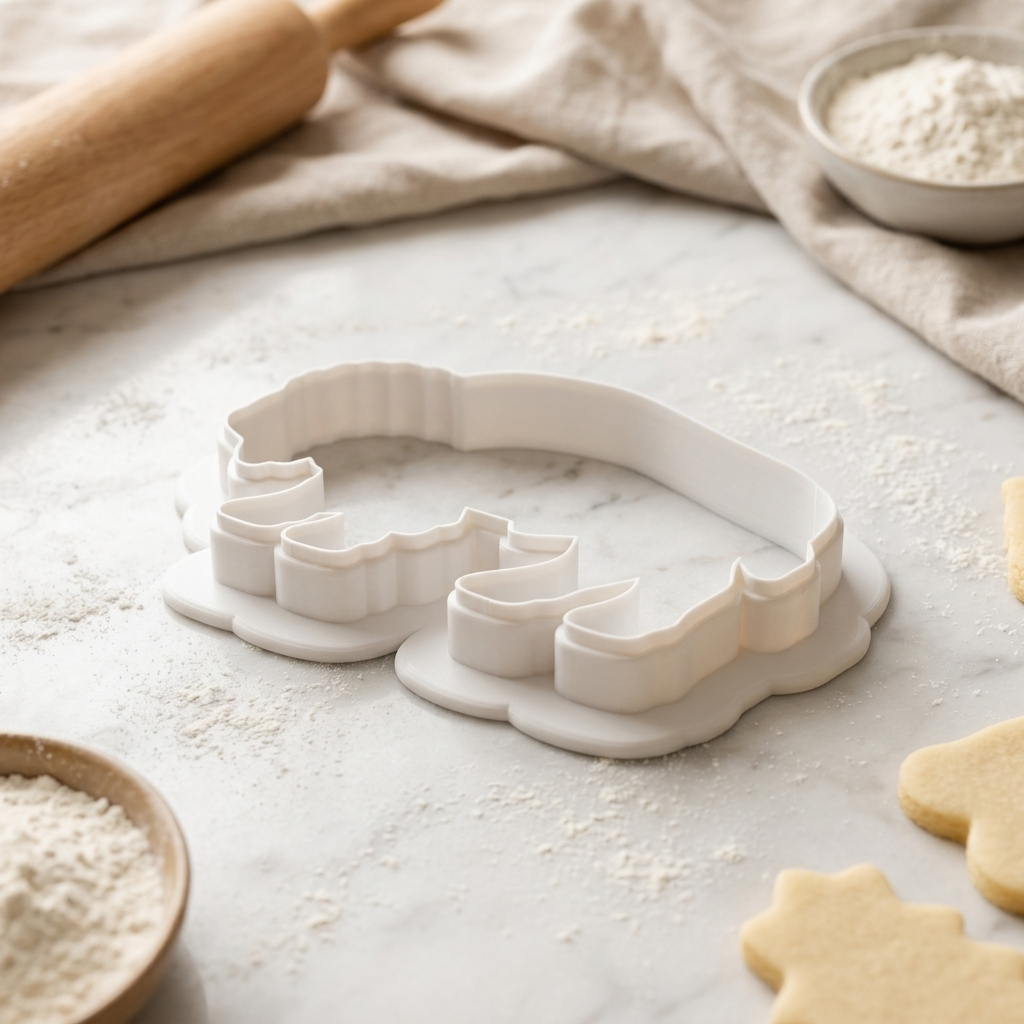 Bison Cookie Cutter, 3D Printed Woodland Theme