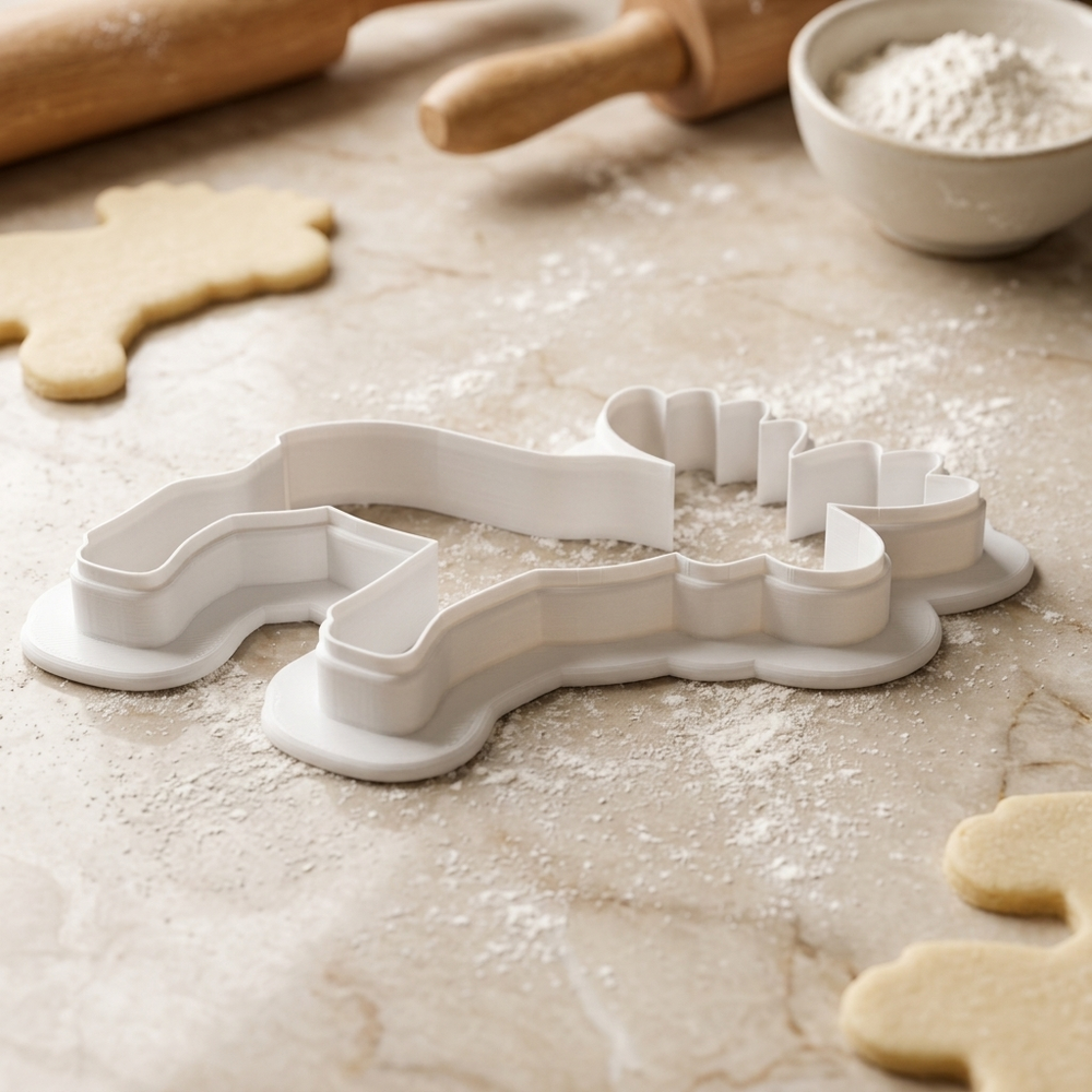 Moose Cookie Cutter, 3D Printed Woodland Theme