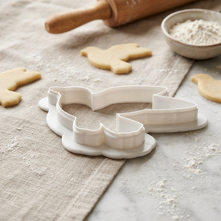 Seagull Cookie Cutter, 3D Printed Ocean Theme