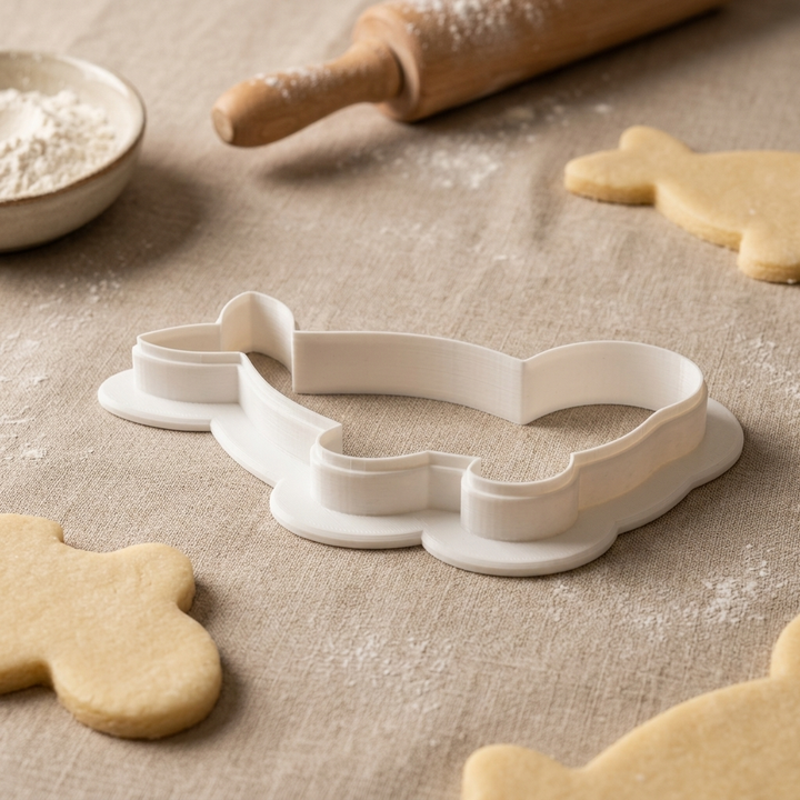 Harbor Seal Cookie Cutter, 3D Printed Ocean Theme