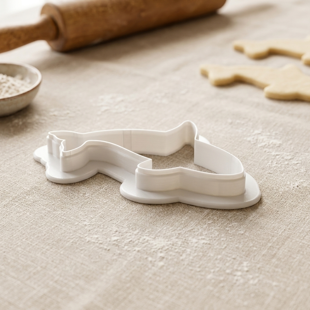 Orca Whale Cookie Cutter, 3D Printed Ocean Theme