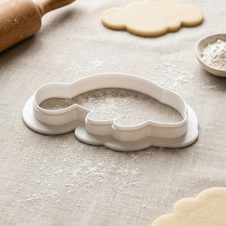 Manatee Cookie Cutter, 3D Printed Ocean Theme