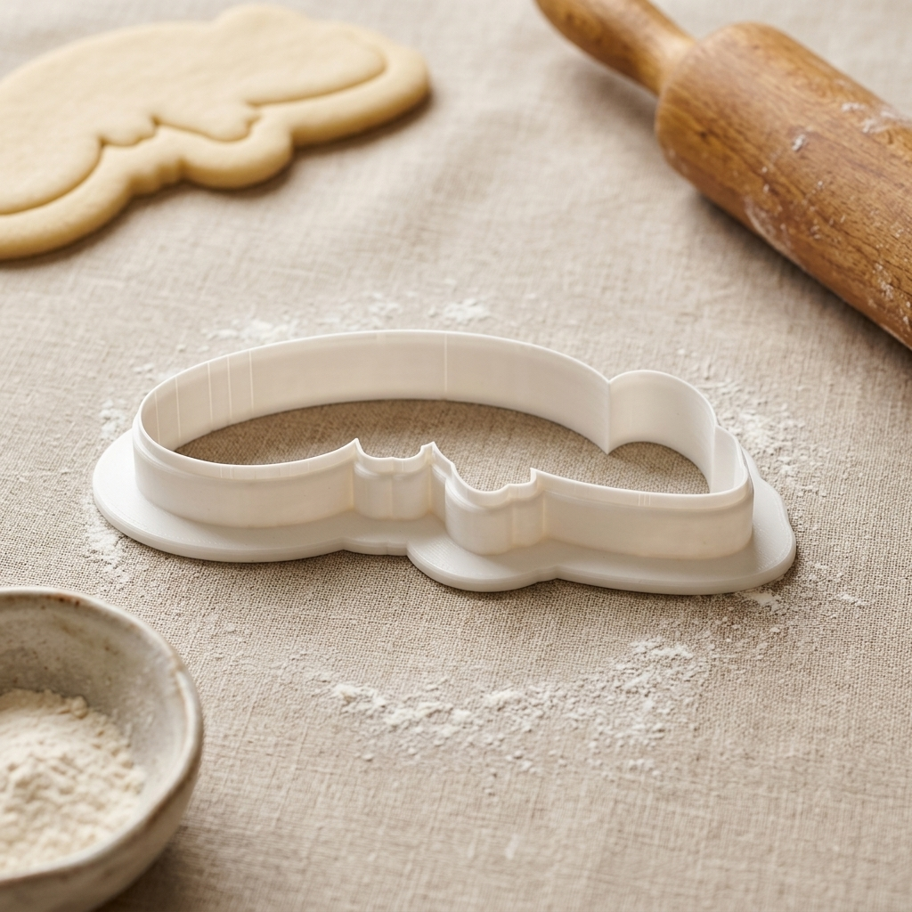Chameleon Cookie Cutter, 3D Printed Reptile Theme