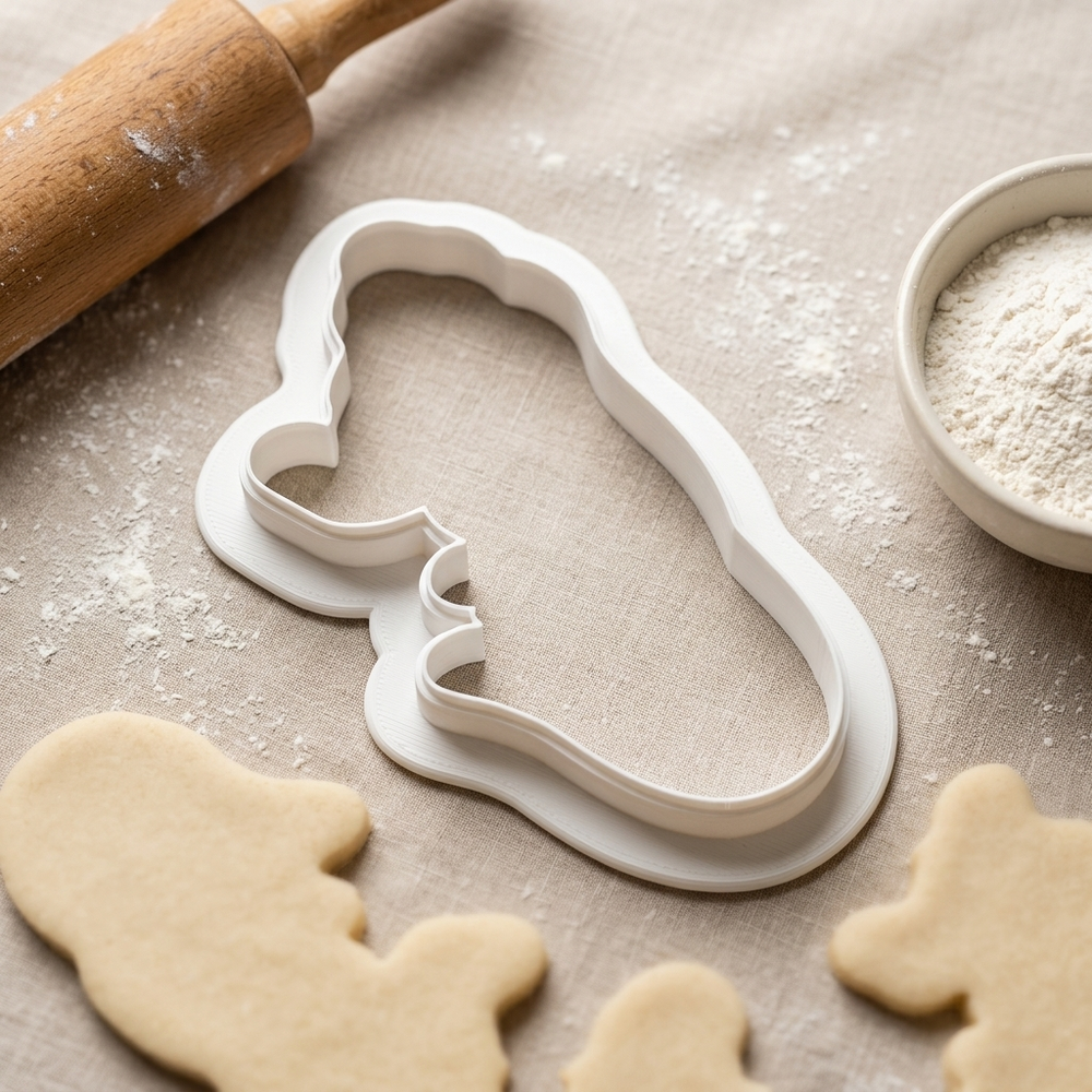 Iguana Cookie Cutter, 3D Printed Reptile Theme