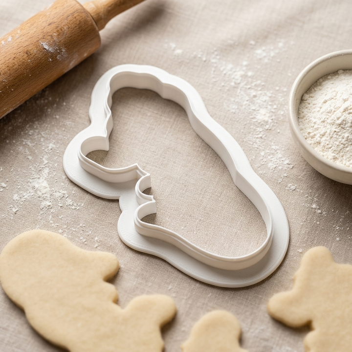 Iguana Cookie Cutter, 3D Printed Reptile Theme