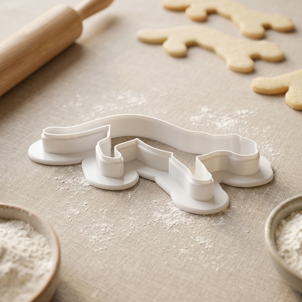 Cheetah Cookie Cutter, 3D Printed Animal Theme