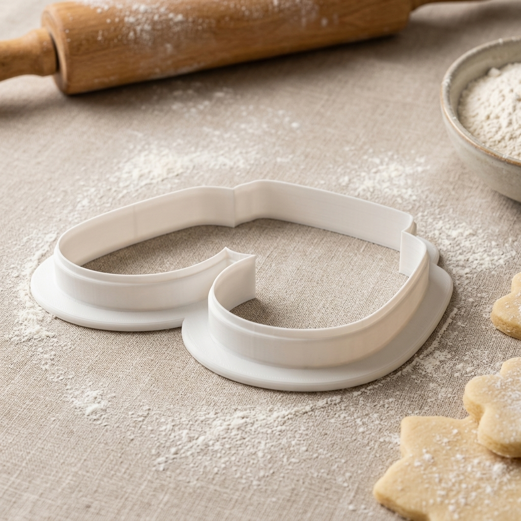 Binoculars Cookie Cutter, 3D Printed Travel Theme