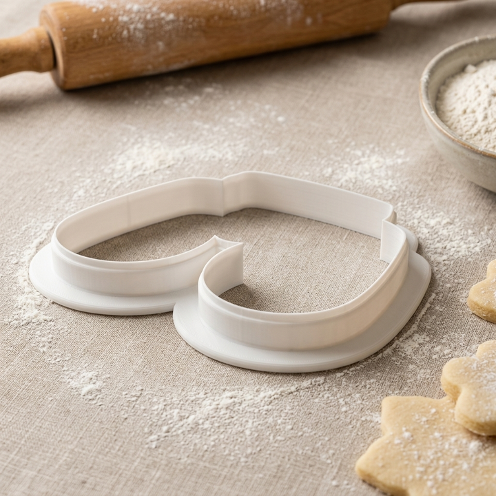 Binoculars Cookie Cutter, 3D Printed Travel Theme