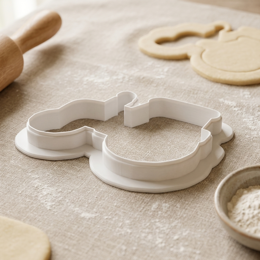 Tractor Cookie Cutter, 3D Printed Vehicle Party