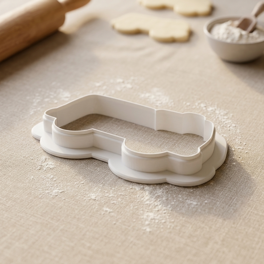 Fire Truck Cookie Cutter, 3D Printed Vehicle Party