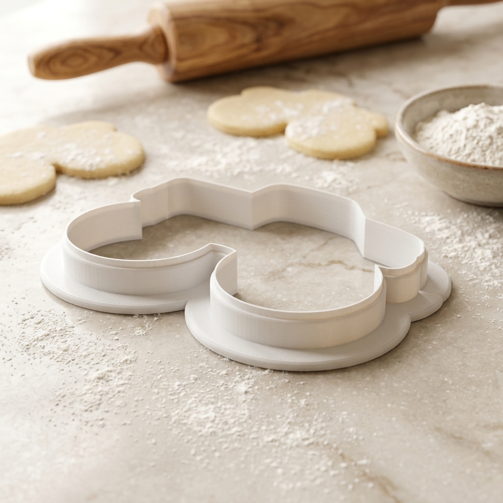 Monster Truck Cookie Cutter, 3D Printed Vehicle Party