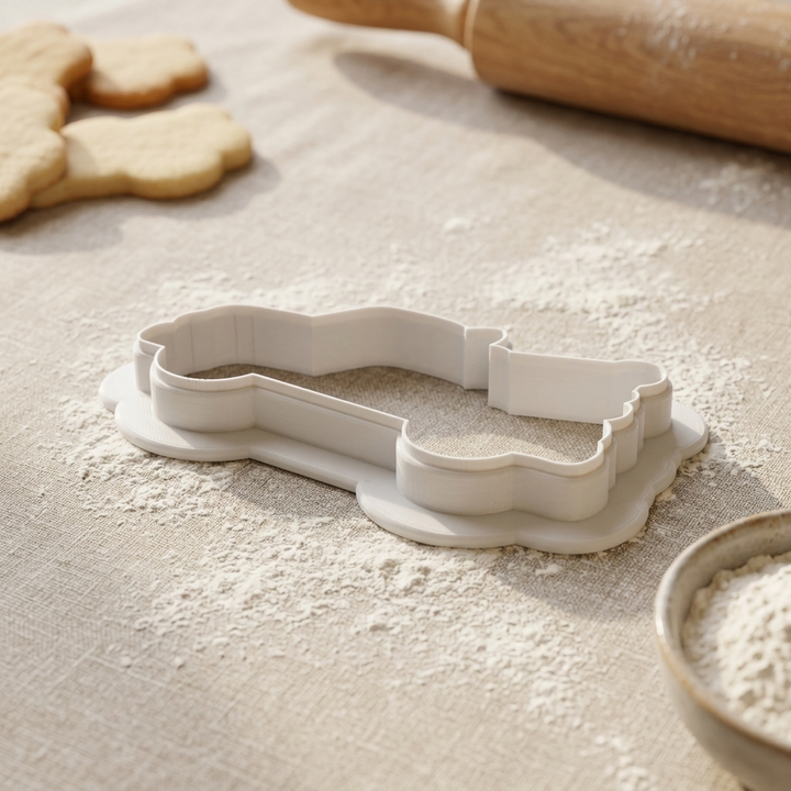 Tow Truck Cookie Cutter, 3D Printed Vehicle Party