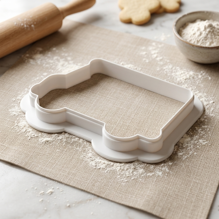 Ice Cream Truck Cookie Cutter, 3D Printed Sweet Party