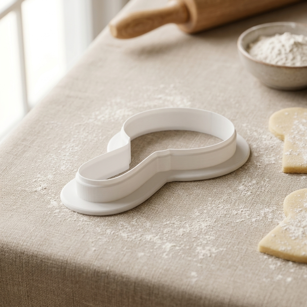 Maraca Cookie Cutter, 3D Printed Fiesta Party