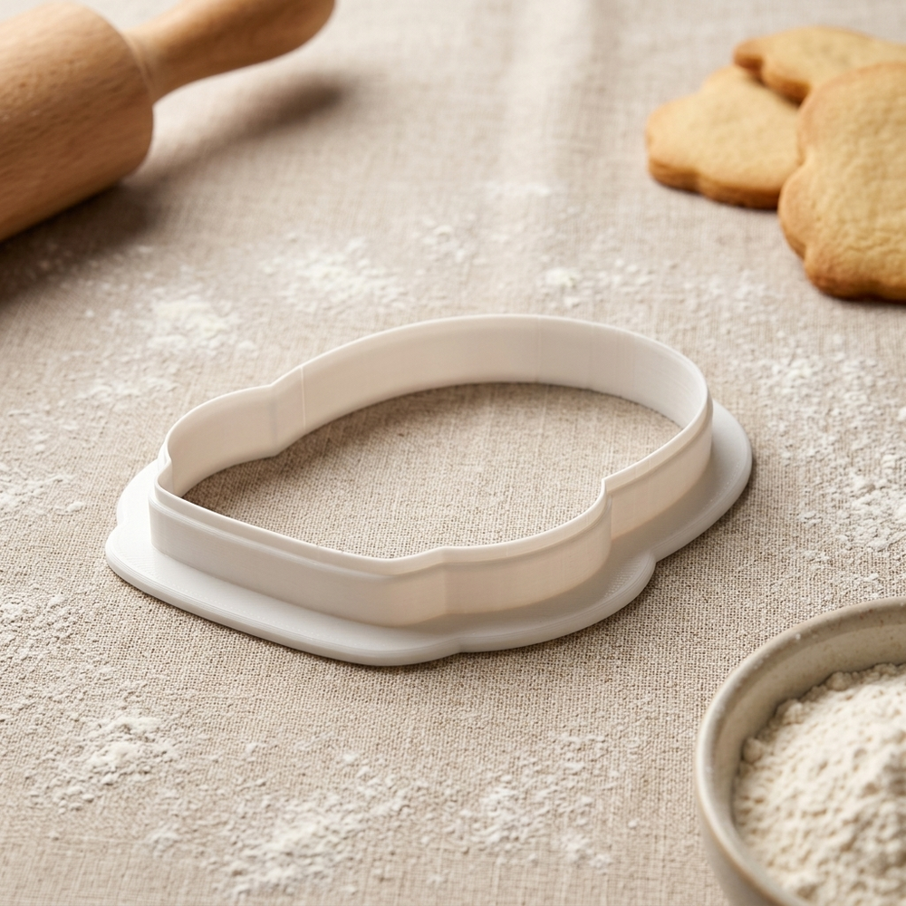 Baby Car Seat Cookie Cutter, 3D Printed Baby Shower