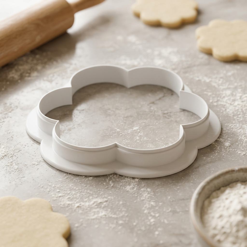 Crochet Flower Cookie Cutter, 3D Printed Craft Gift
