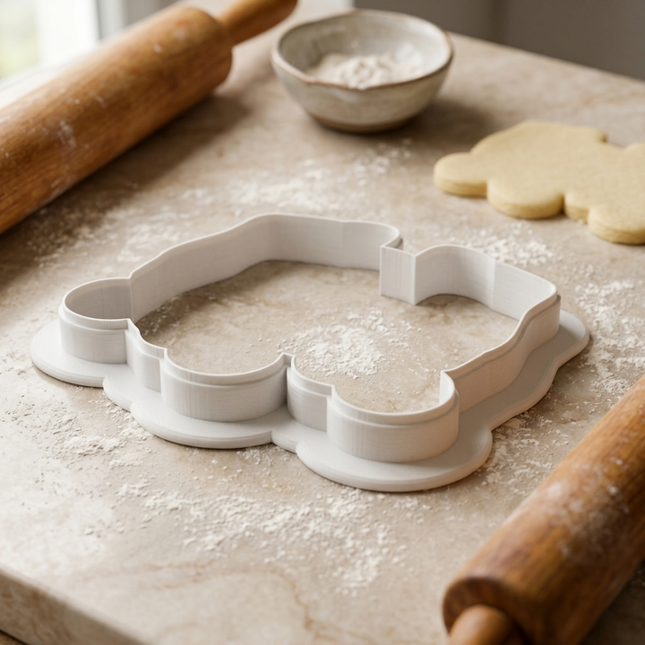 Retro Roller Blades Cookie Cutter, 3D Printed Retro Party