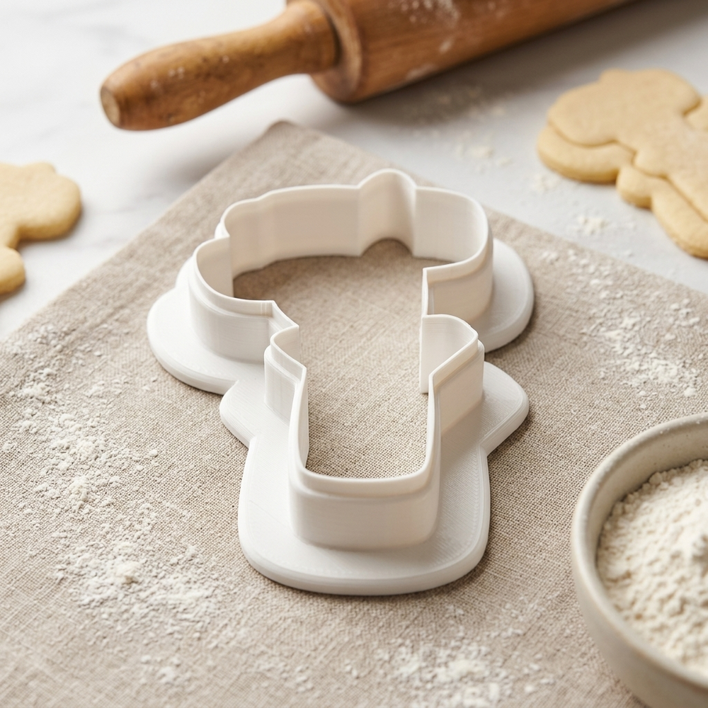 Bonfire Marshmallow Stick Cookie Cutter, 3D Printed Camp Theme