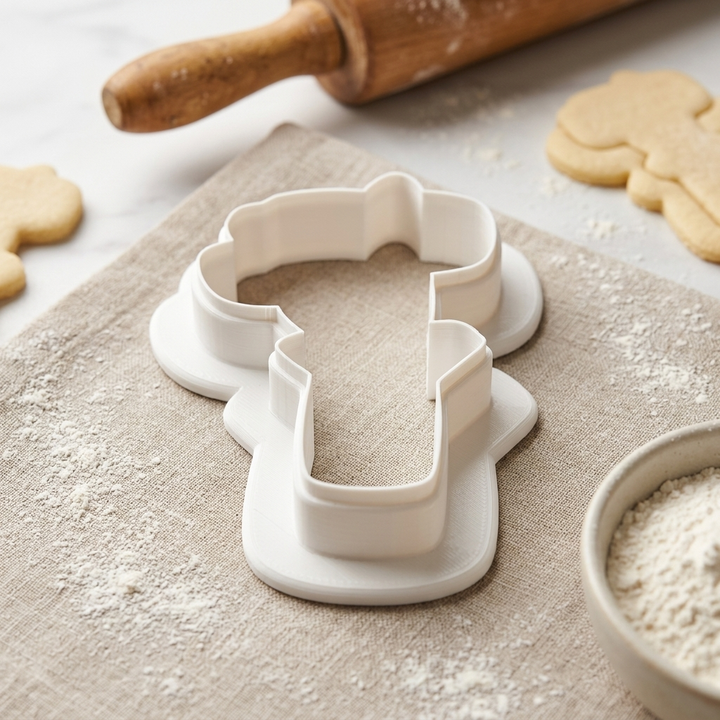 Bonfire Marshmallow Stick Cookie Cutter, 3D Printed Camp Theme