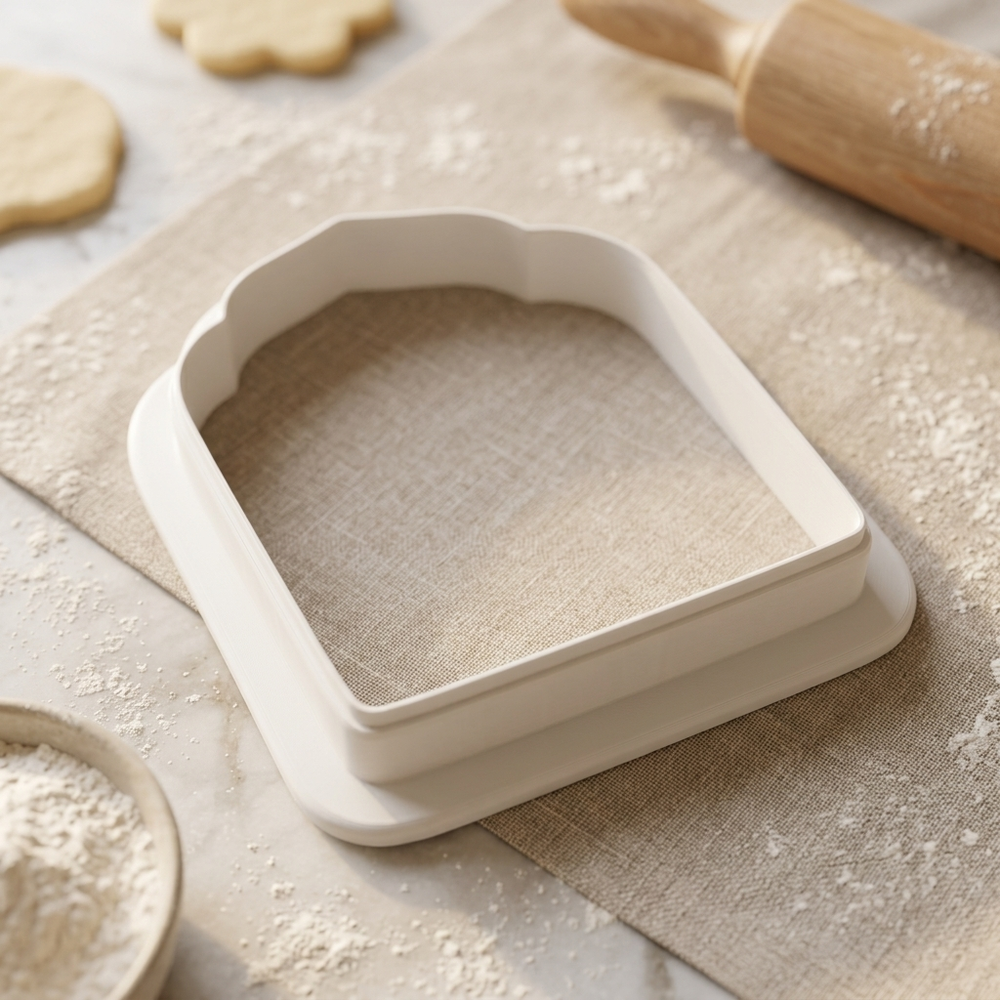 Conservatory Teacup Trellis Cookie Cutter, 3D Printed Kitchen Theme