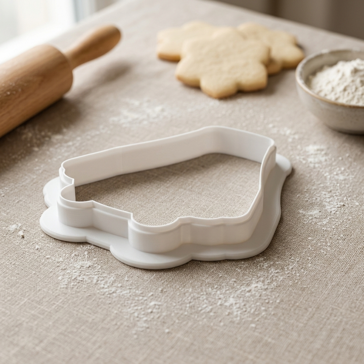 Canopy Bassinet Moon Pillow Cookie Cutter, 3D Printed Baby Shower