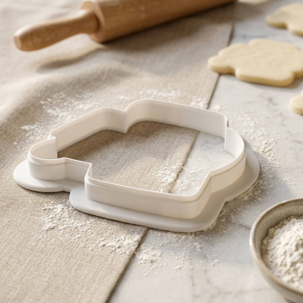 Garden Hose Reel Rain Gauge Cookie Cutter, 3D Printed Garden Theme