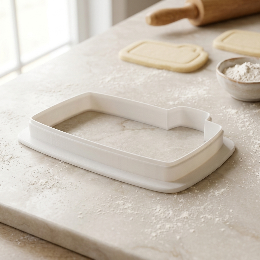 Spa Caddy Massage Oil Cookie Cutter, 3D Printed Garden Theme