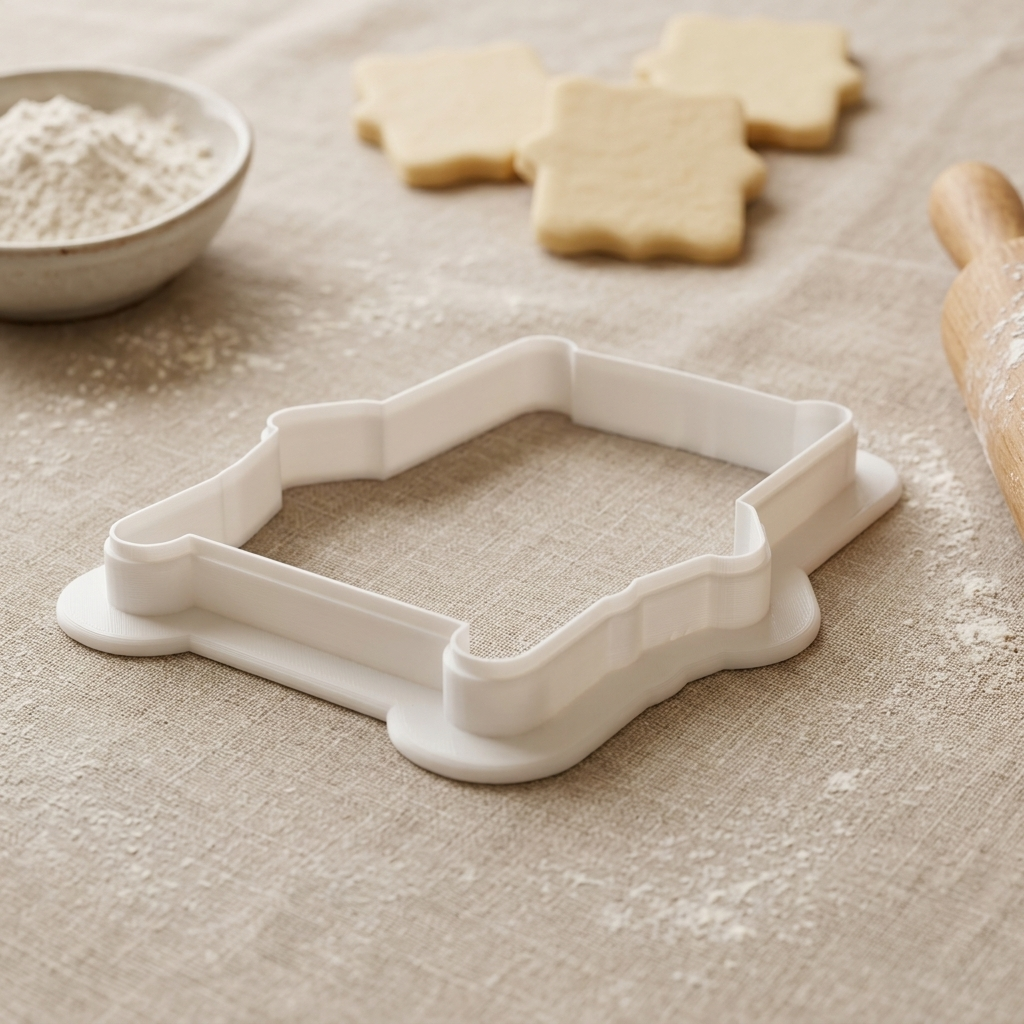 Deck Chair Resort Towel Cookie Cutter, 3D Printed Travel Theme