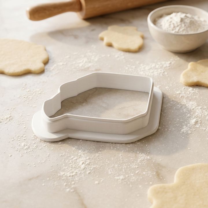 Tarot Deck Pendulum Cookie Cutter, 3D Printed Garden Theme