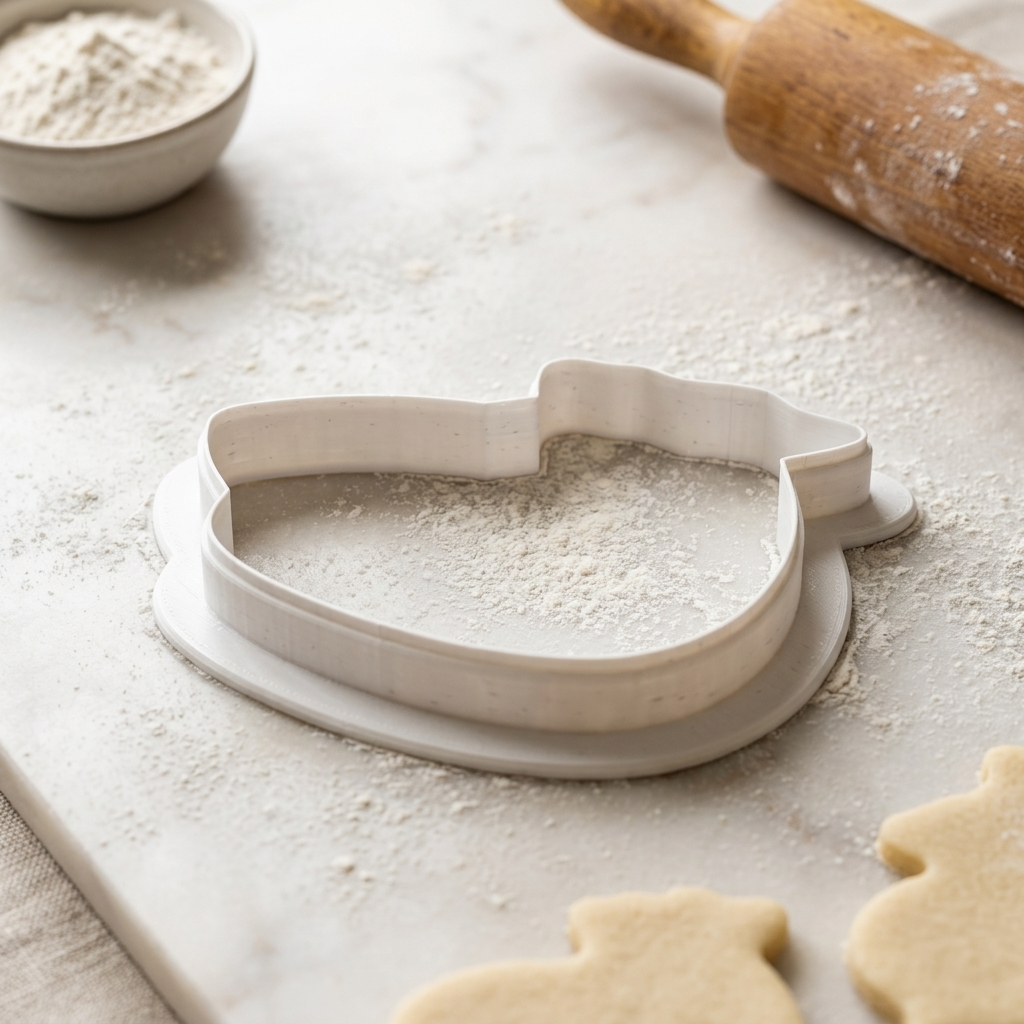 Evil Eye Charm Velvet Pouch Cookie Cutter, 3D Printed Garden Theme