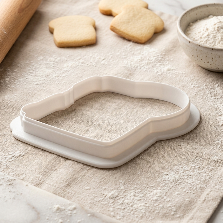Magnifying Glass Case File Cookie Cutter, 3D Printed Book Lover Theme