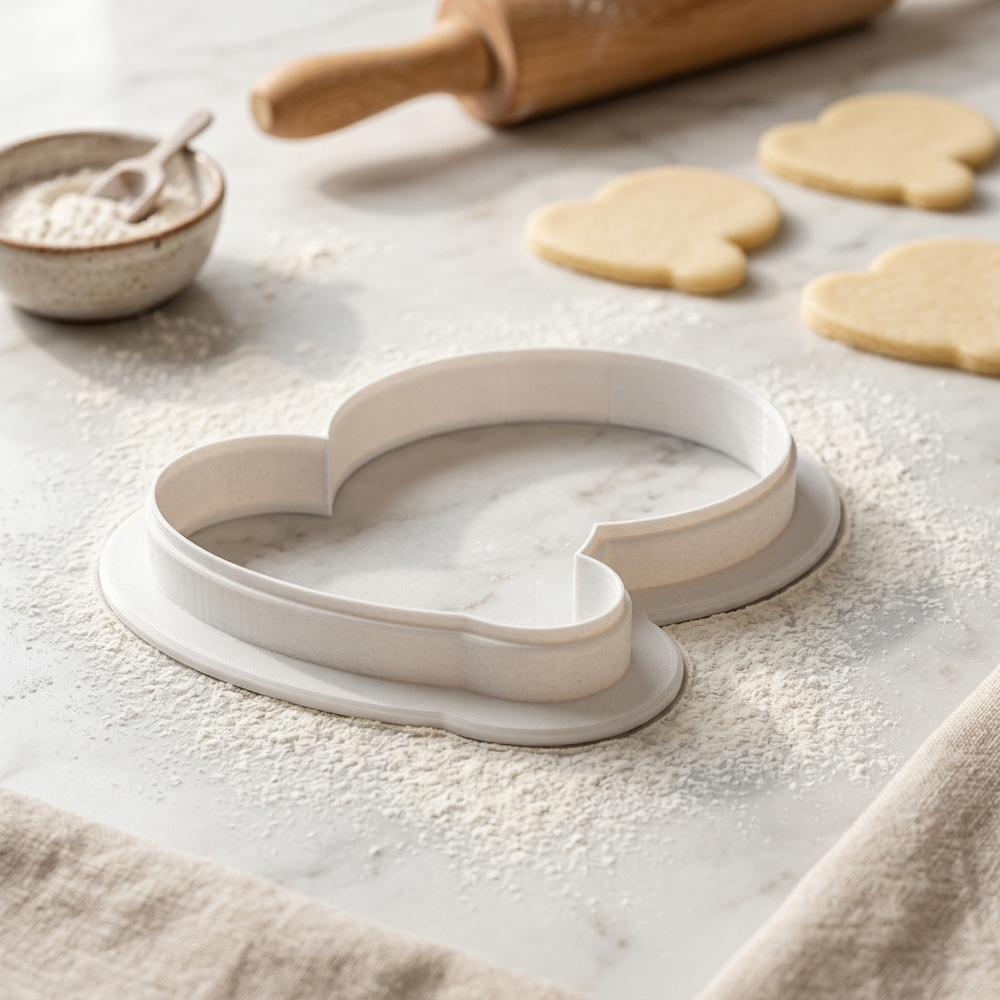 Galaxy Snow Globe Comet Cookie Cutter, 3D Printed Science Theme