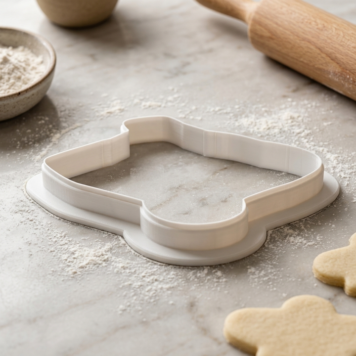 Pirate Map Spyglass Cookie Cutter, 3D Printed Travel Theme