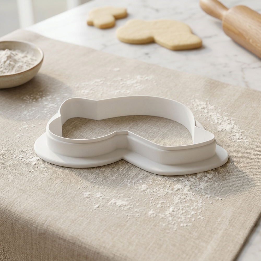 Pirate Hat Eye Patch Cookie Cutter, 3D Printed Fantasy Theme