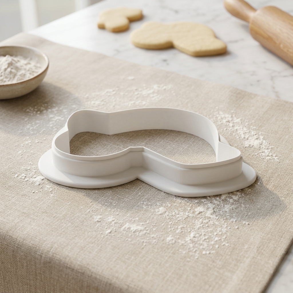 Pirate Hat Eye Patch Cookie Cutter, 3D Printed Fantasy Theme