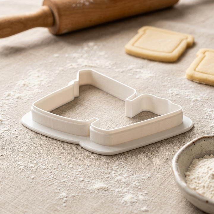 Beekeeper Veil Smoker Tin Cookie Cutter, 3D Printed Wedding Theme